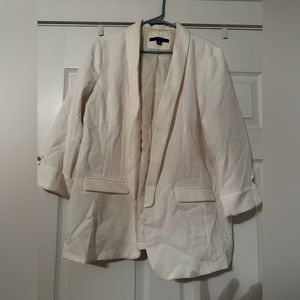 Cream white blazer apt 9 XXL